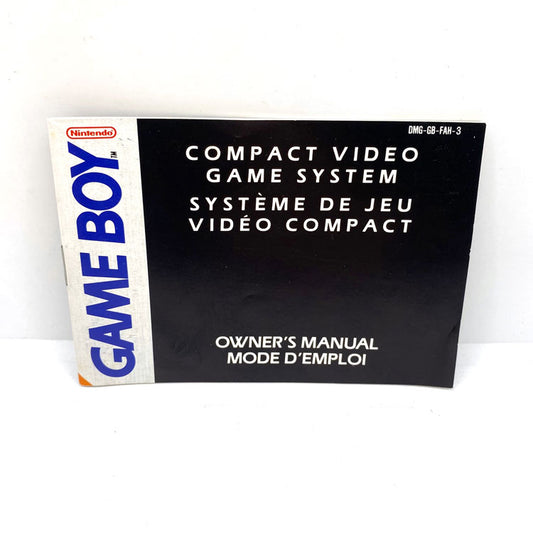 Notice Mode d'emploi Nintendo Game Boy