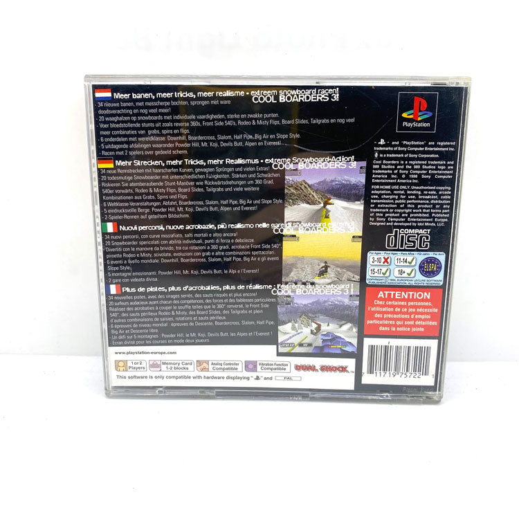 Cool Boarders 3 Playstation 1