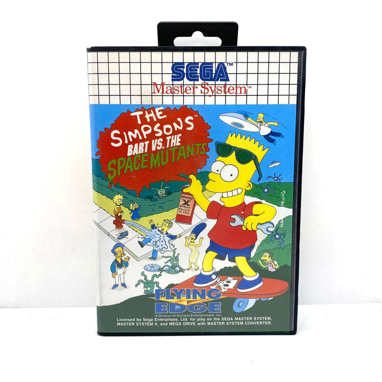 The Simpsons Bart VS. The Space Mutants Sega Master System