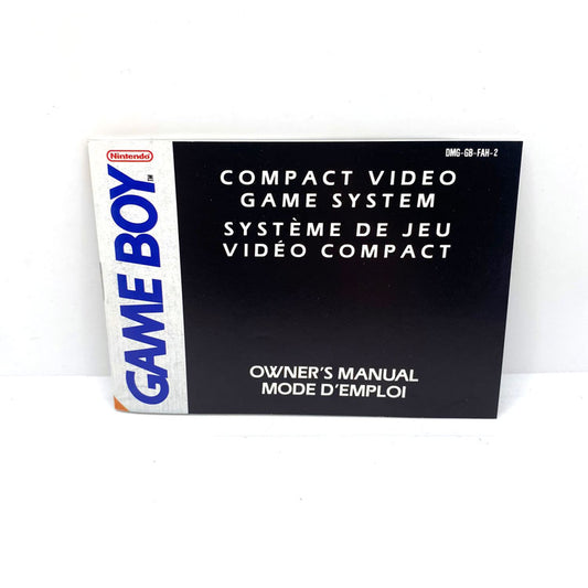 Notice Mode d'emploi Nintendo Game Boy