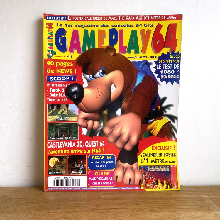 Magazines Gameplay 64 (à la pièce) – Retromania