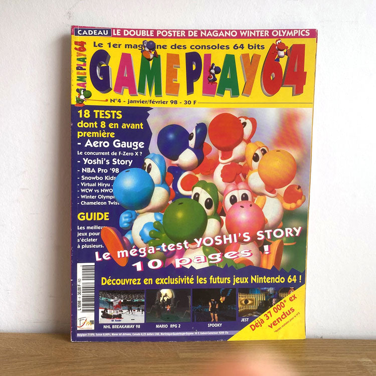 18 magazines Gameplay 64 (à la pièce)