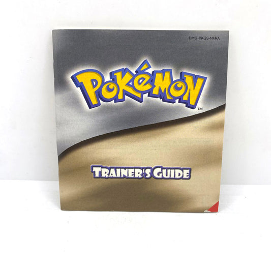 Notice Pokemon Trainer's Guide Or/Argent Nintendo Game Boy Color