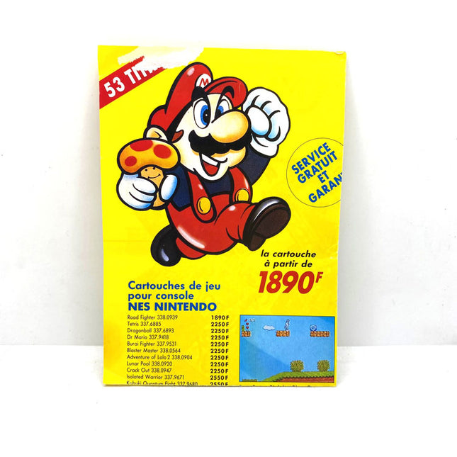 Advertising La Redoute Nintendo Notice