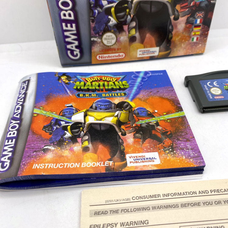 Butt-Ugly Martians B.K.M. Battles Nintendo Game Boy Advance
