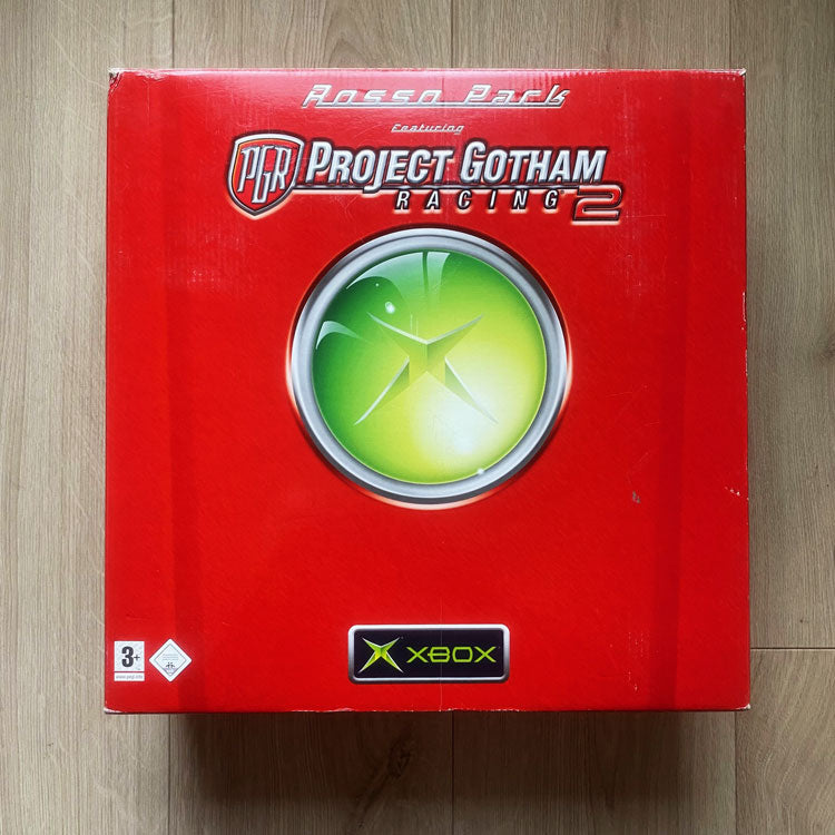 Console Xbox Original Rosso Pack featuring Project Gothan Racing 2 