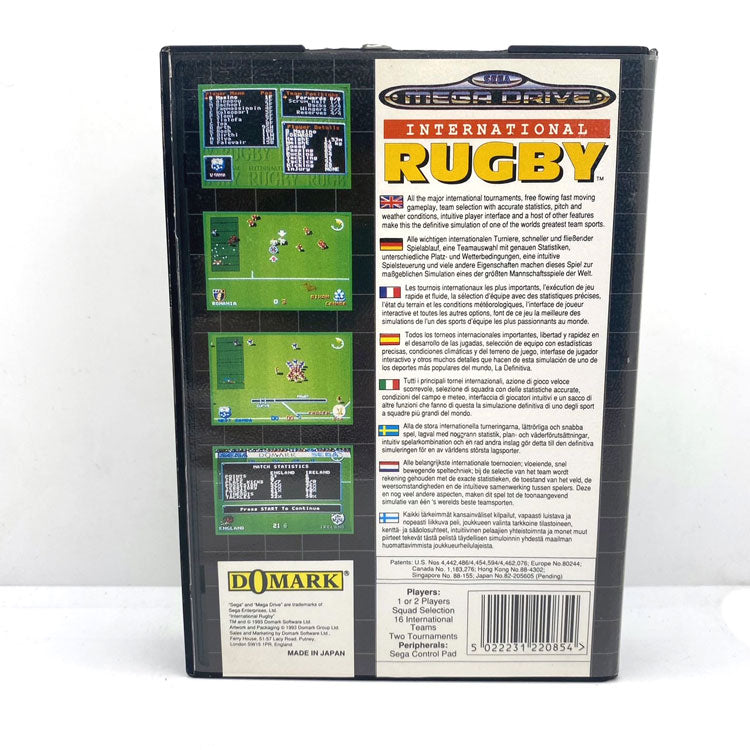 International Rugby Sega Megadrive