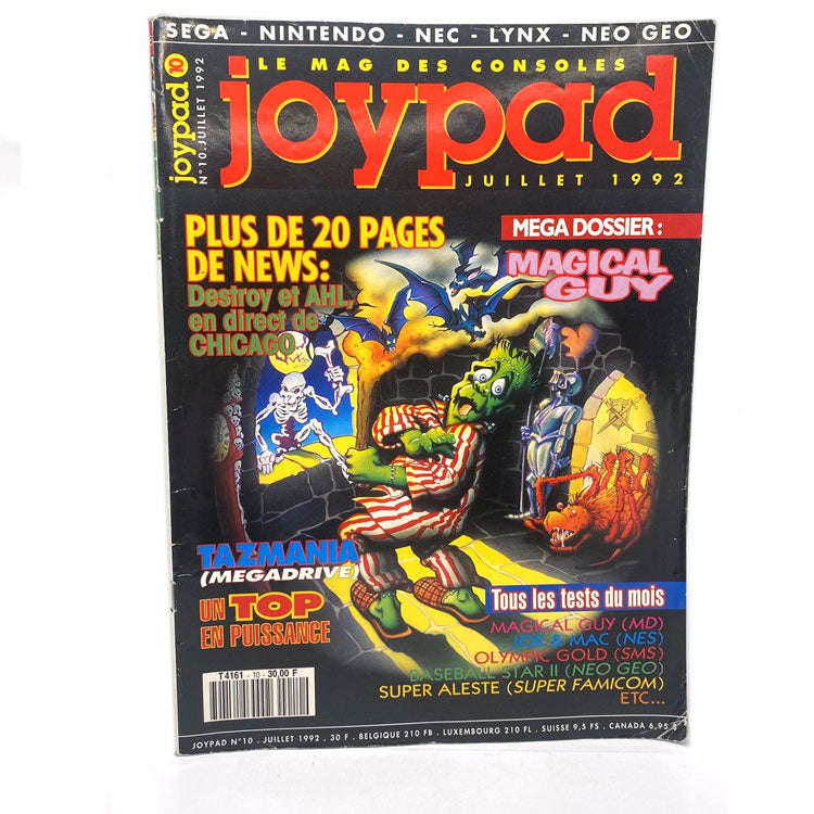 Magazine Joypad Numéro 10 Juillet 1992