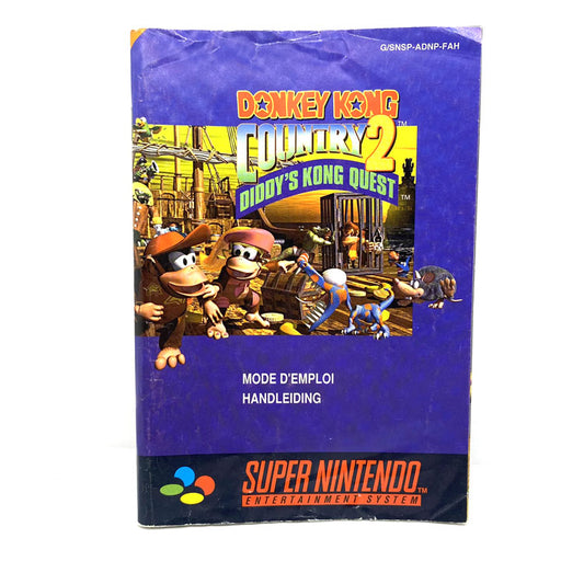 Notice Donkey Kong Country 2 Super Nintendo
