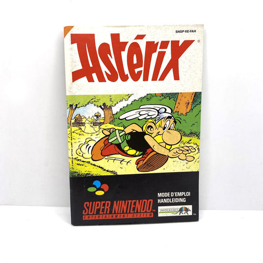 Notice Astérix Super Nintendo