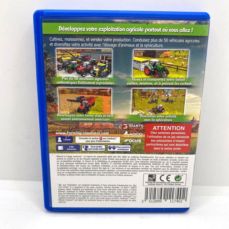Farming Simulator 18 Playstation PS Vita