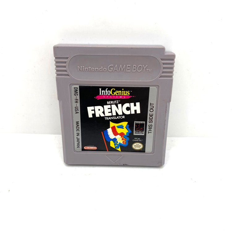 Info Genius Berlitz French Translator Nintendo Game Boy