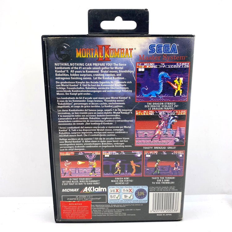 Mortal Kombat Sega Master System II
