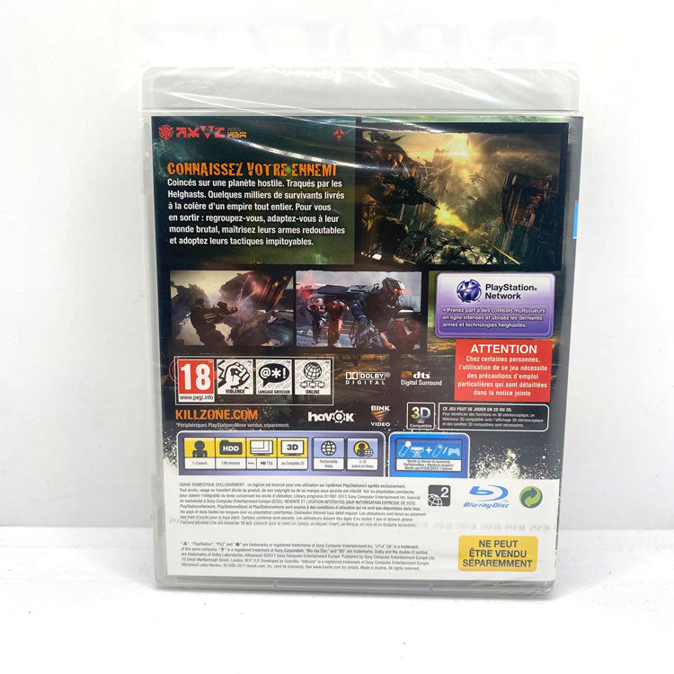 Killzone 3 Playstation 3 NEUF sous blister