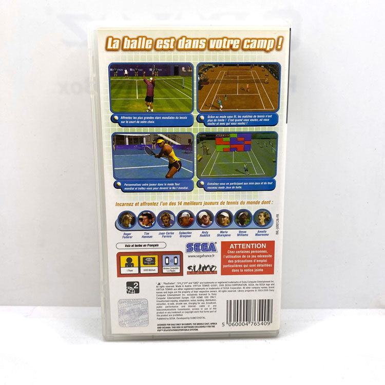 Virtua Tennis World Tour Playstation PSP