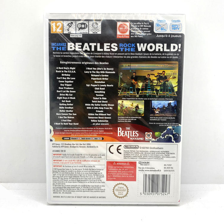 The Beatles Rockband Nintendo Wii NEUF