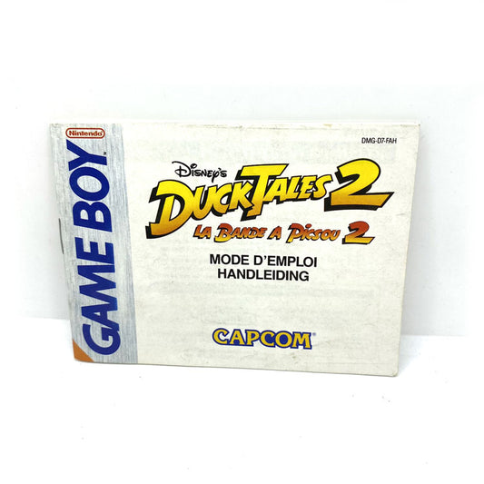 Notice Duck Tales 2 La Bande à Picsou 2 Nintendo Game Boy