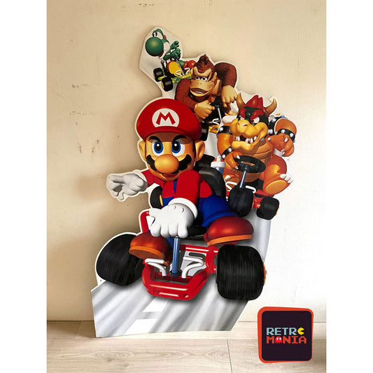 PLV Nintendo Mario Kart 64 1997 RARE POS ADVERTISING Not for resale