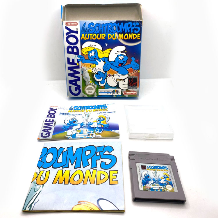 Les Schtroumpfs Autour du Monde Nintendo Game Boy