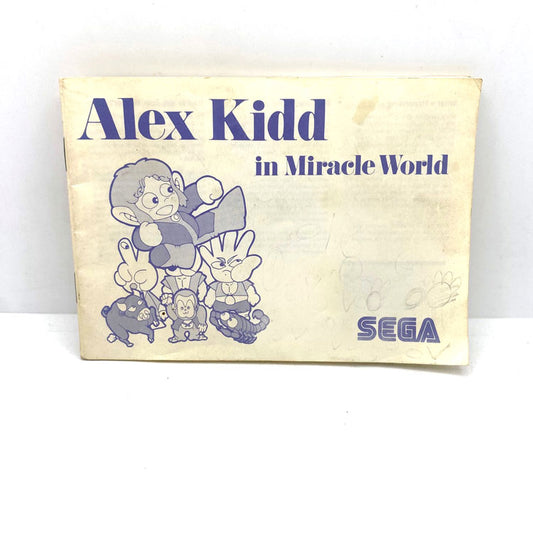 Notice Alex Kidd In Miracle World Sega Master System