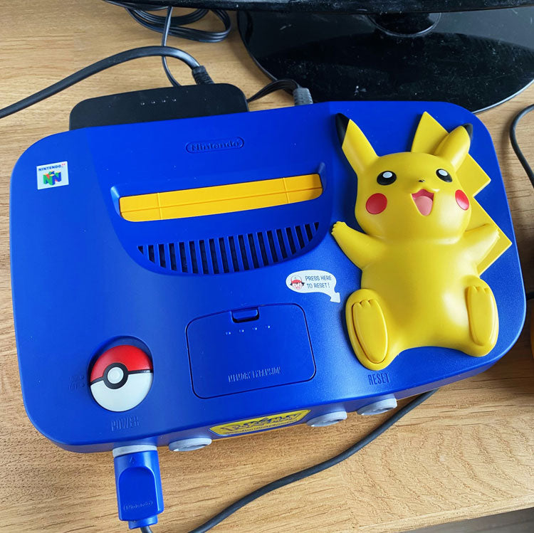 Console Nintendo 64 Pikachu Pokemon Special Edition