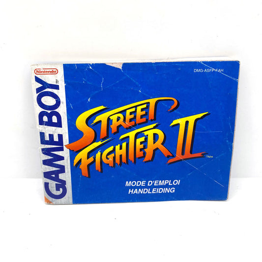 Notice Street Fighter II Nintendo Game Boy