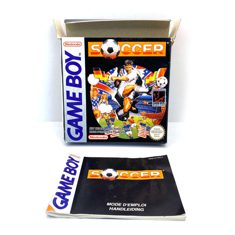 Boite et notices Soccer Nintendo Game Boy