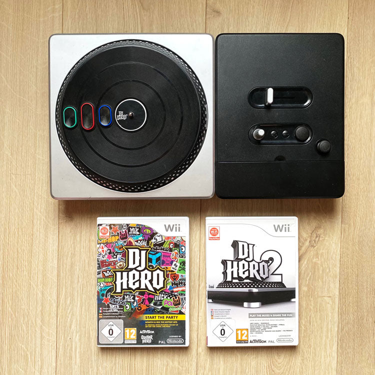 Platine DJ Hero Nintendo Wii + 2 jeux DJ Hero Nintendo Wii