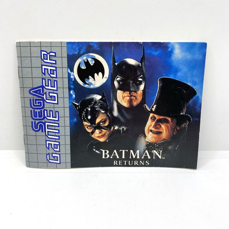 Notice Batman Returns Sega Game Gear
