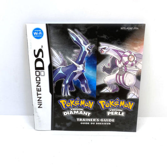 Notice Pokemon Version Diamant et Perle Nintendo DS