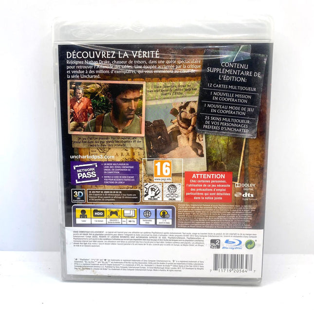 Uncharted 3 Playstation 3 NIEUW in blister