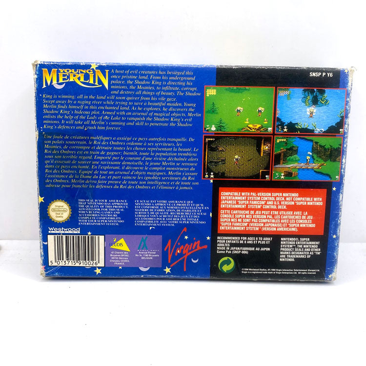 Young Merlin Super Nintendo