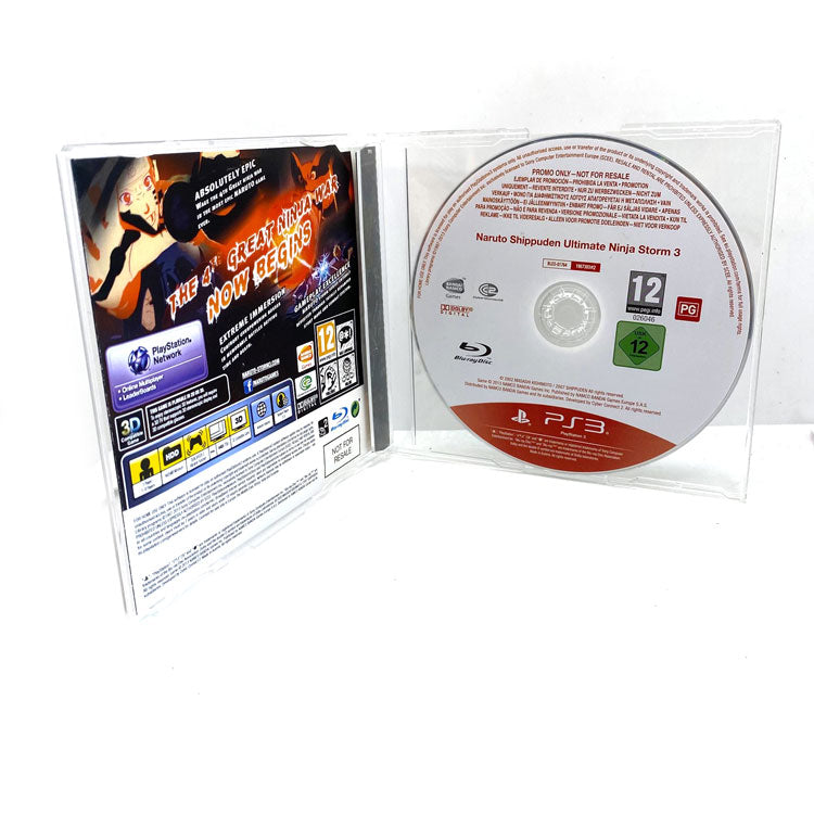 Naruto Ultimate Ninja Storm 3 Playstation 3 Promo Disc