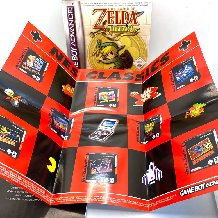 The Legend of Zelda The Minish Cap Nintendo Game Boy Advance
