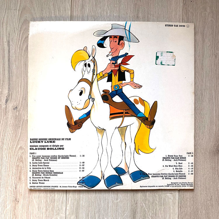 Vinyle 33T Bande Originale du Film Lucky Luke