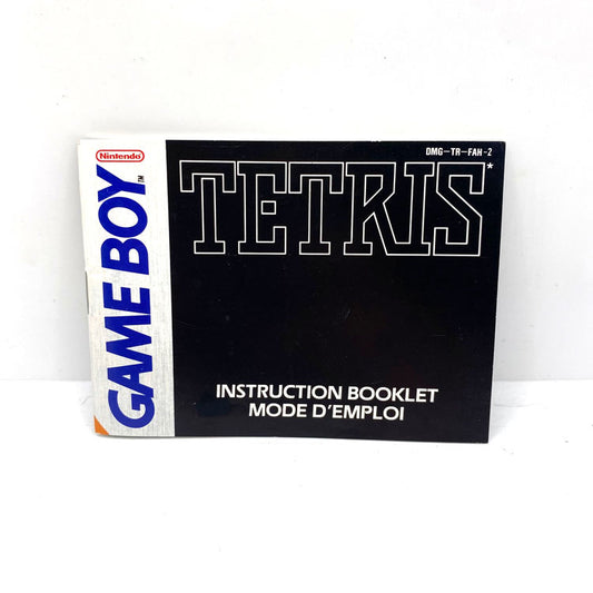Notice Tetris Nintendo Game Boy