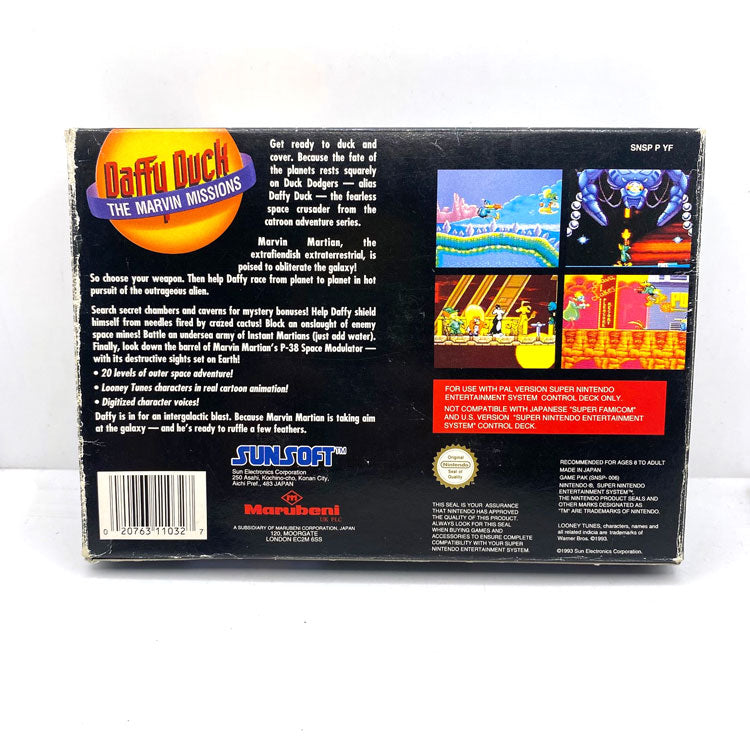 Daffy Duck The Marvin Missions Super Nintendo