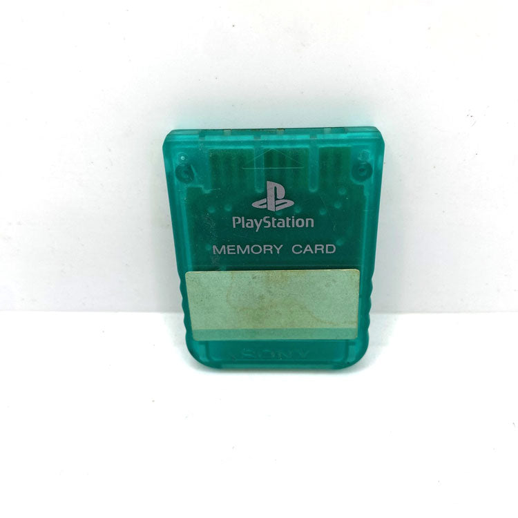 Memory Card 8MB Playstation 2 Clear Green